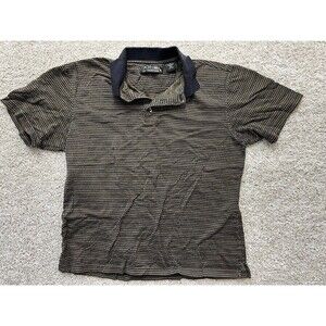 AXIS Men's SIZE M Patterned Collared Polo Shirt Short Sleeve Casual Golf Top